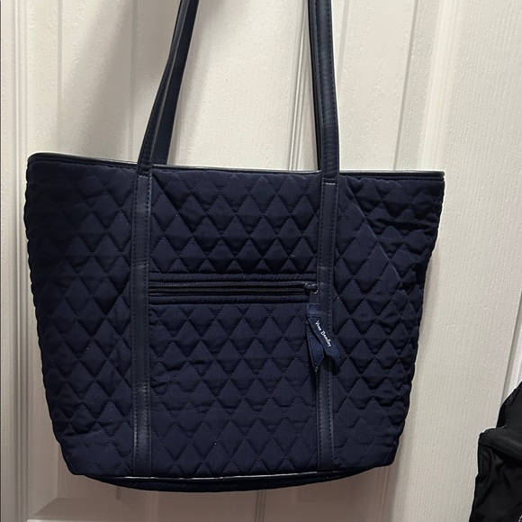 Vera Bradley Quilted Dark Blue Tote - Picture 2 of 2